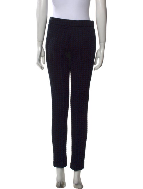 Akris Punto Plaid Print Straight Leg Pants