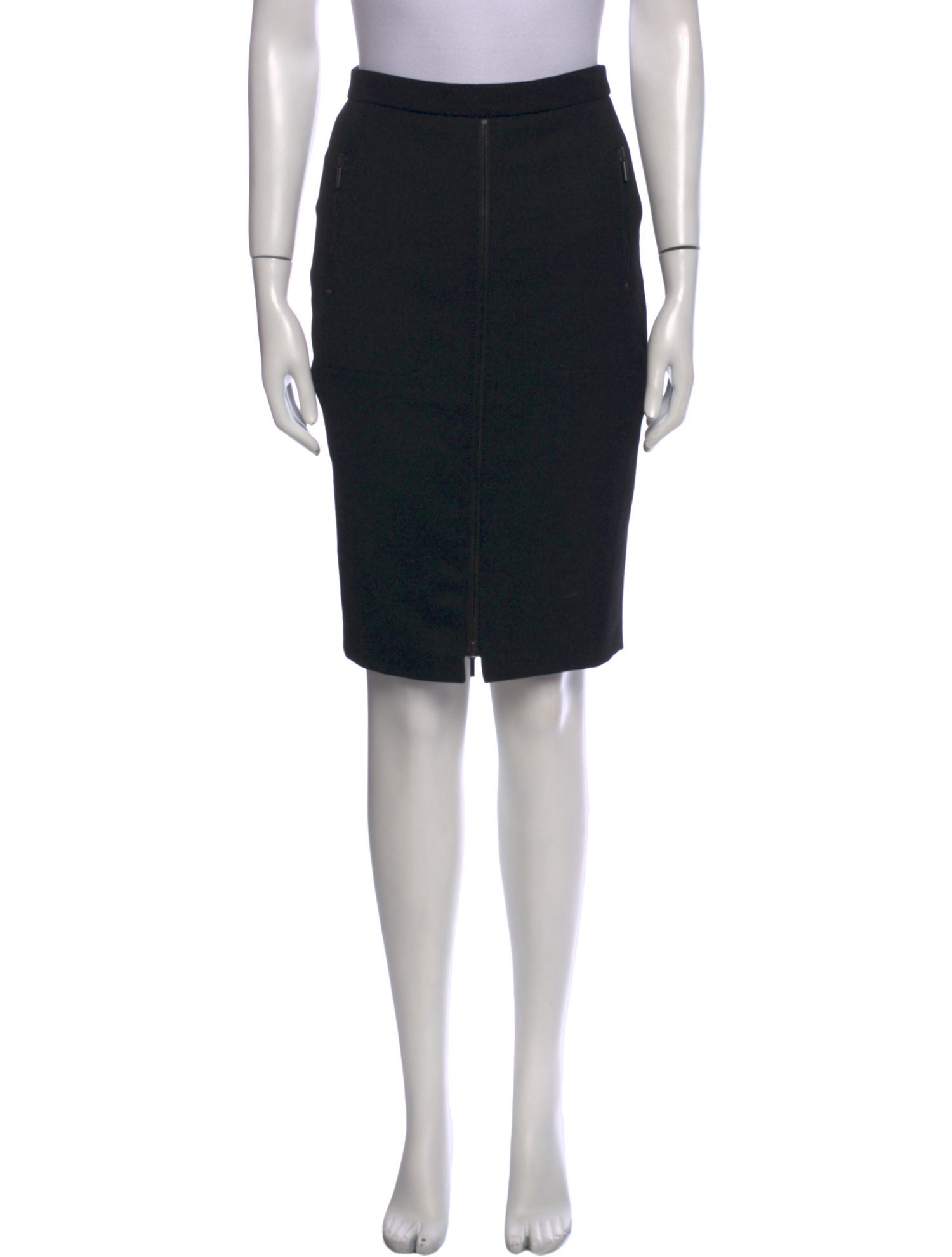 Akris Punto Wool Knee-Length Skirt