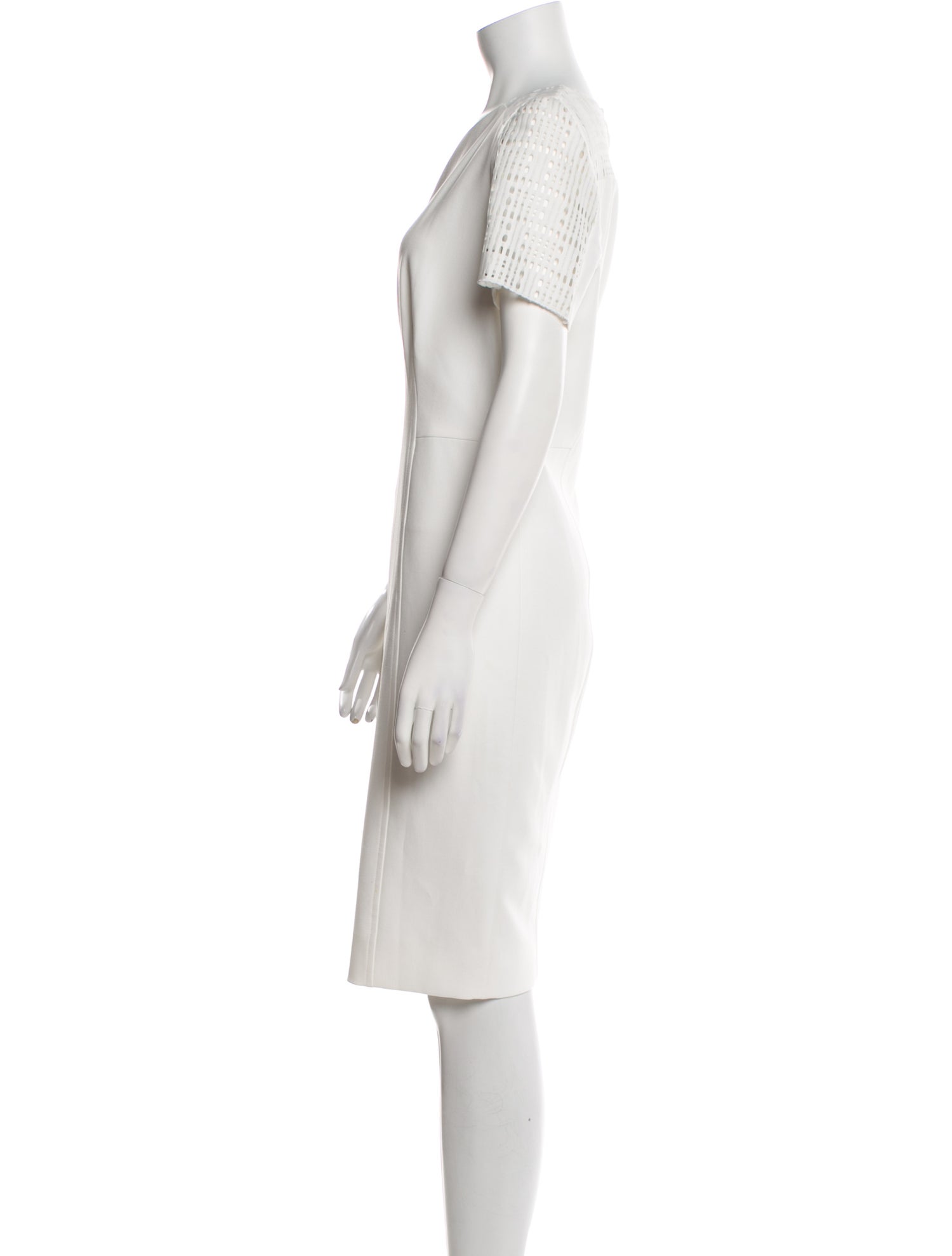 Akris Punto Bateau Neckline Knee-Length Dress