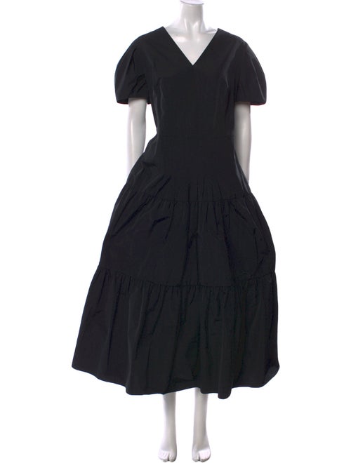 Akris Punto V-Neck Long Dress