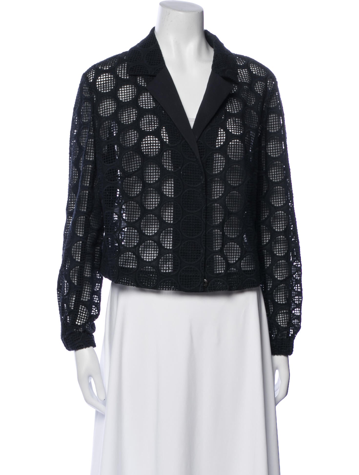 Akris Punto Tweed Pattern Evening Jacket