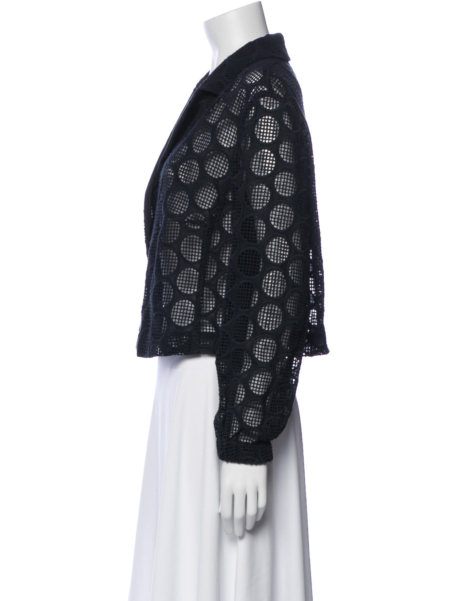 Akris Punto Tweed Pattern Evening Jacket