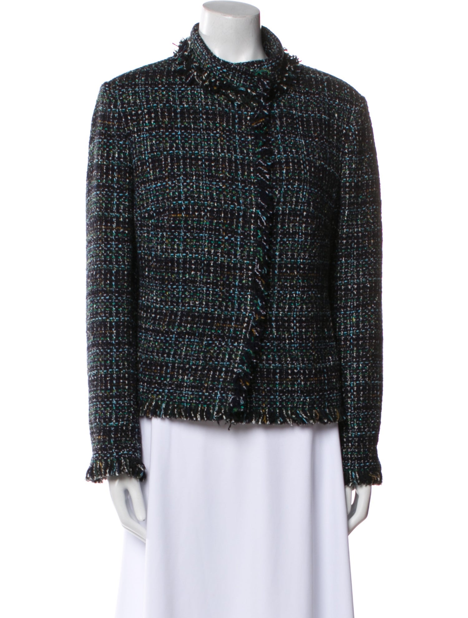 Akris Punto Tweed Pattern Jacket