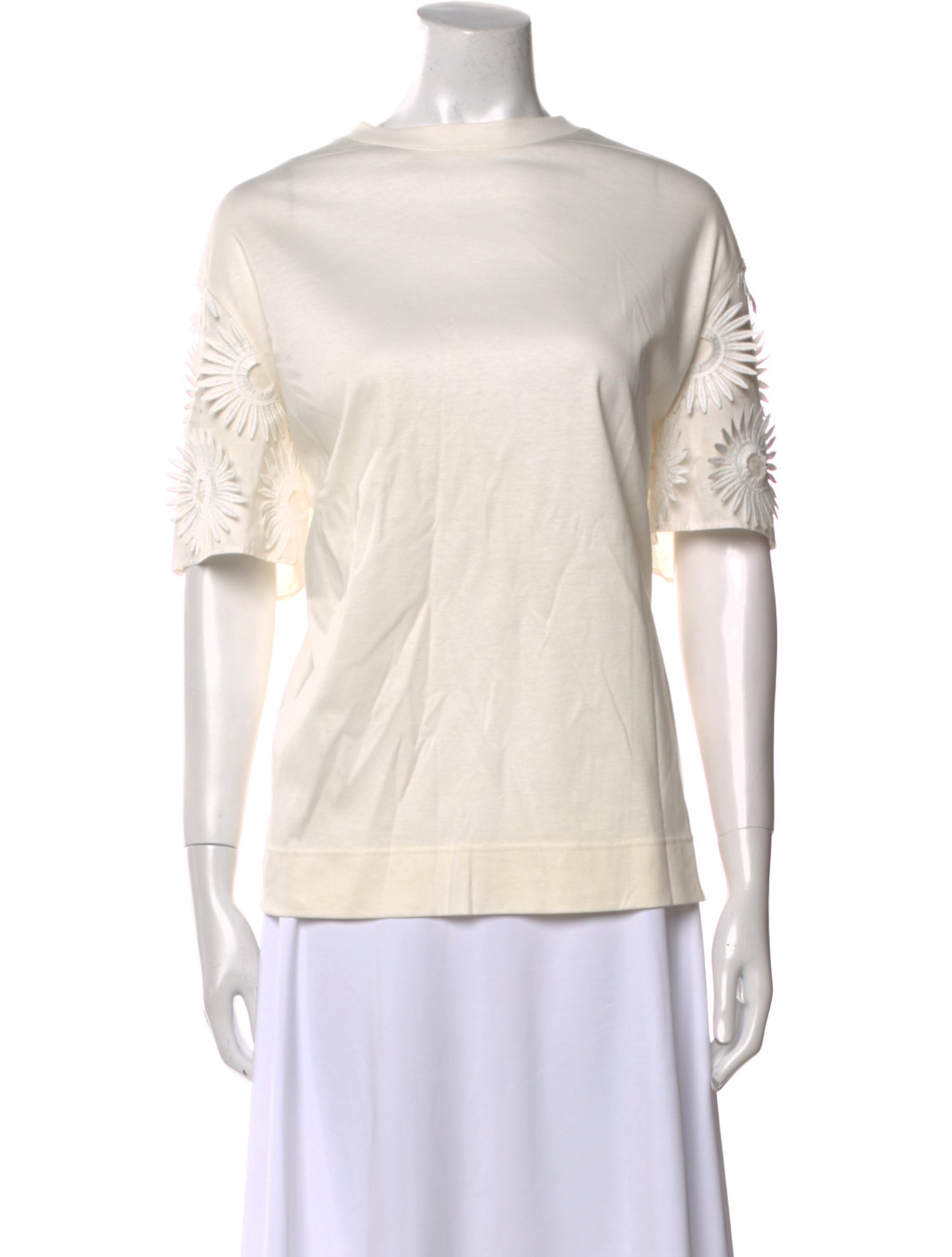 Akris Punto Bateau Neckline Short Sleeve Top