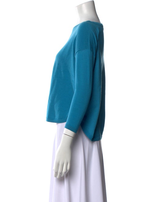 Akris Punto Wool Bateau Neckline Crop Top