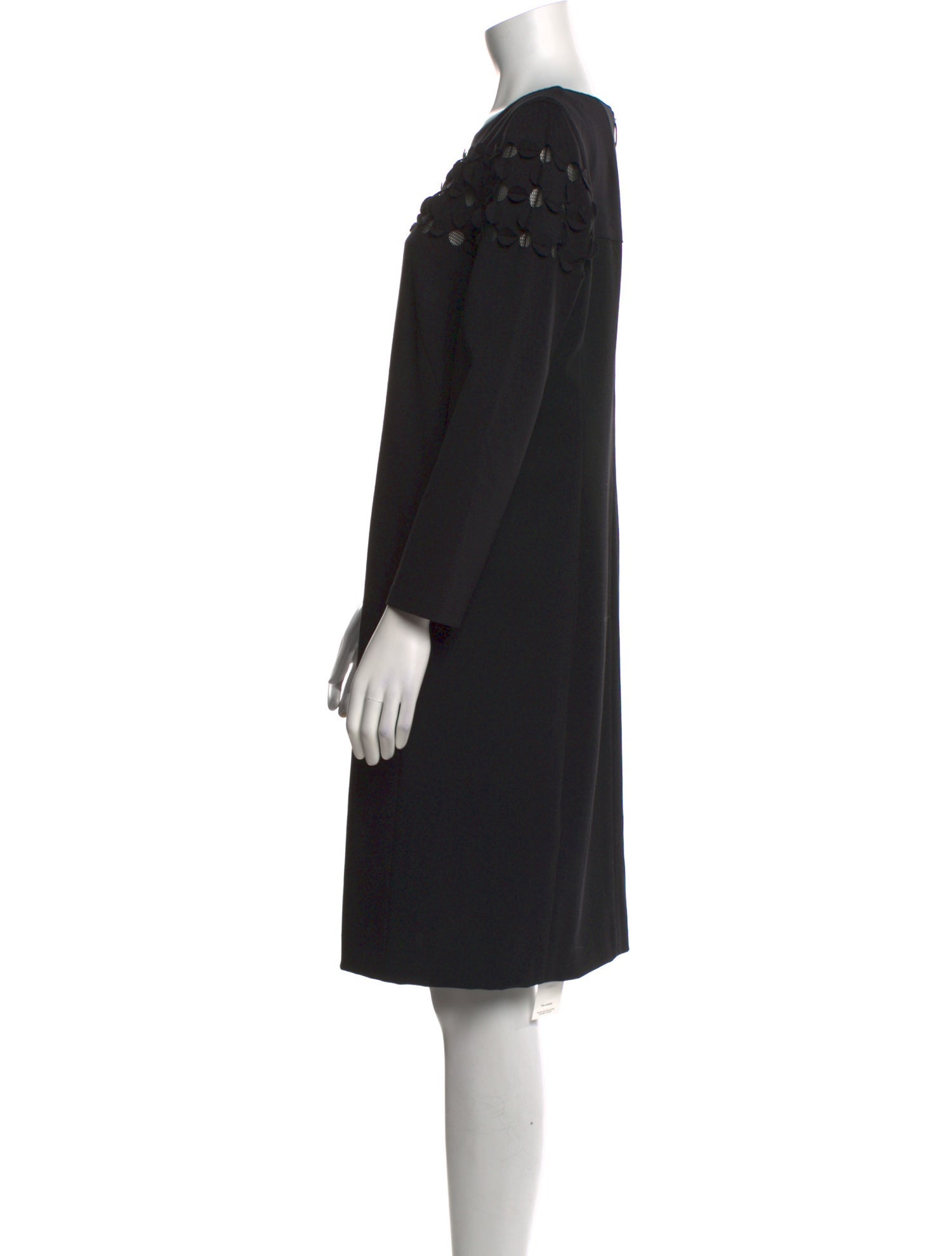 Akris Punto Bateau Neckline Knee-Length Dress