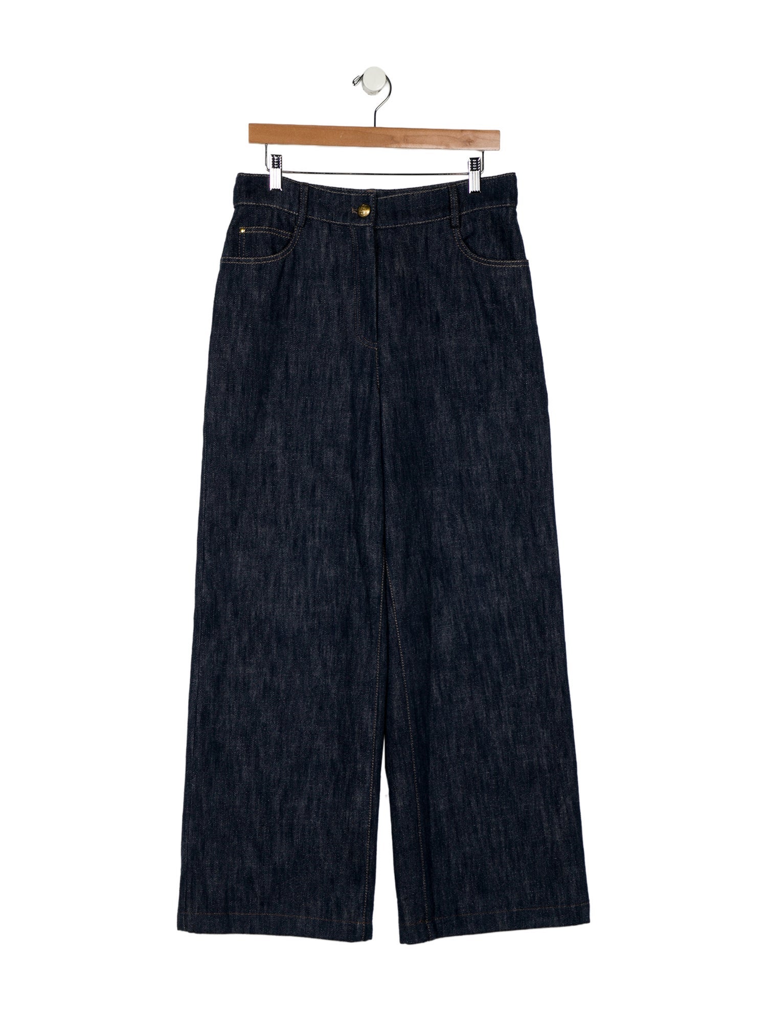 Akris Punto High-Rise Wide Leg Jeans