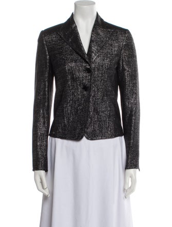 Akris Punto Virgin Wool Printed Blazer