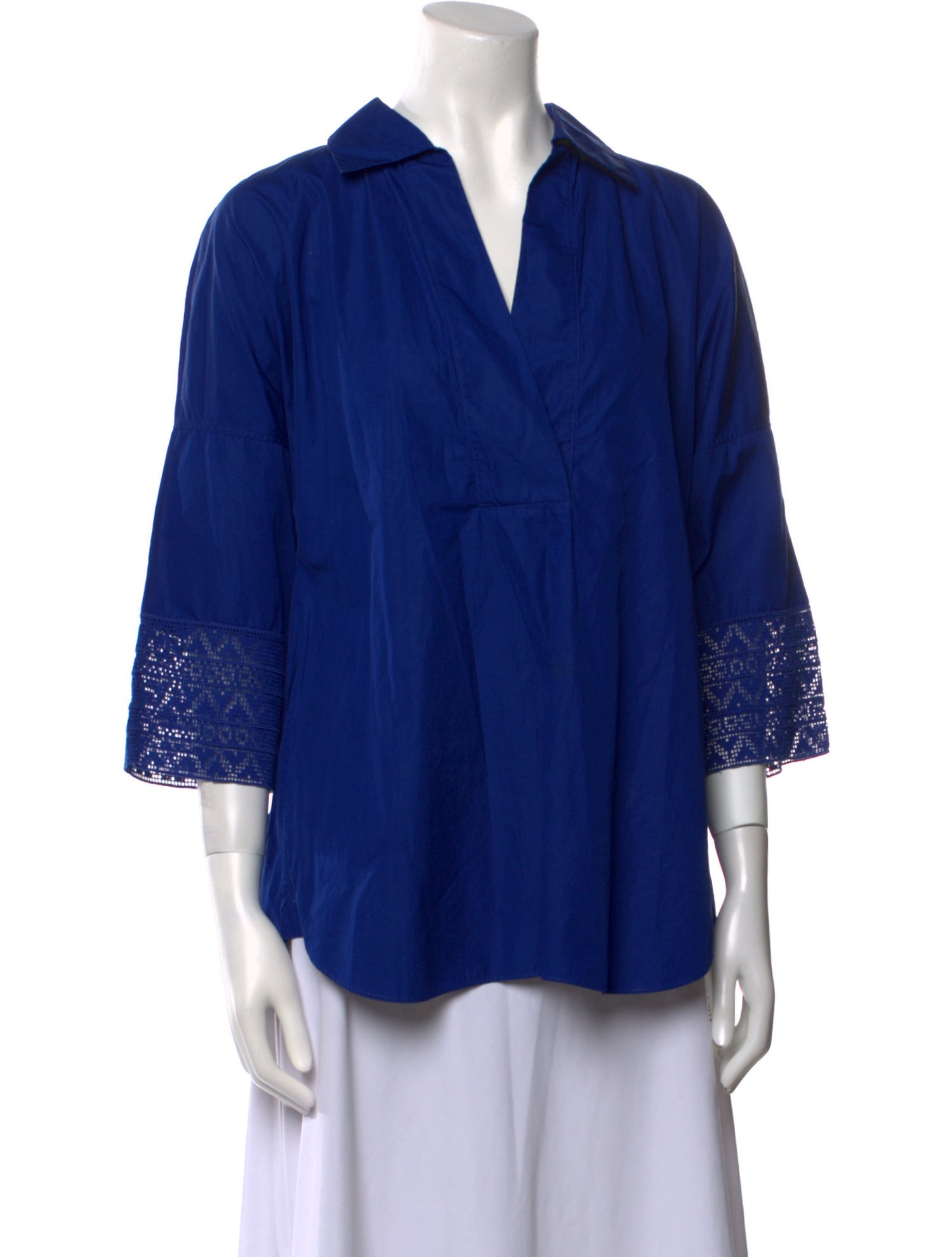 Akris Punto Three-Quarter Sleeve Blouse
