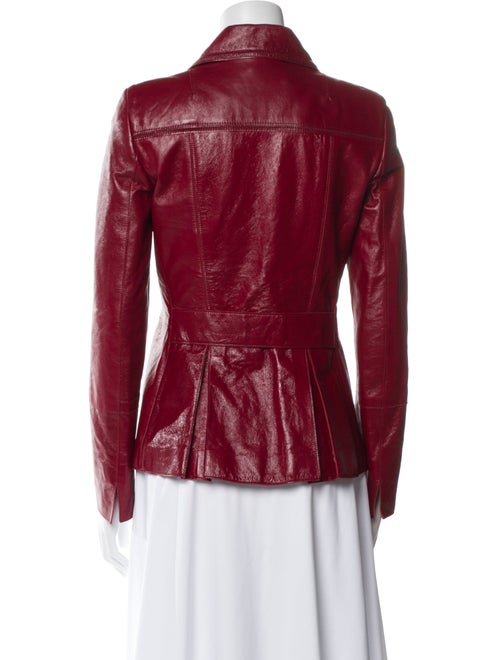 Akris Punto Lamb Leather Biker Jacket