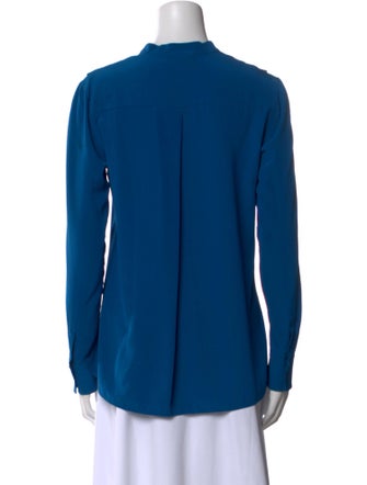 Akris Punto Silk V-Neck Blouse
