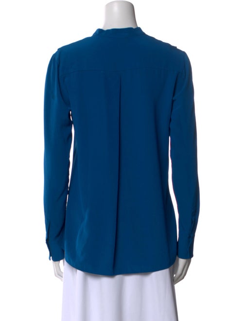 Akris Punto Silk V-Neck Blouse