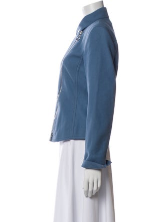 Akris Punto Virgin Wool Biker Jacket