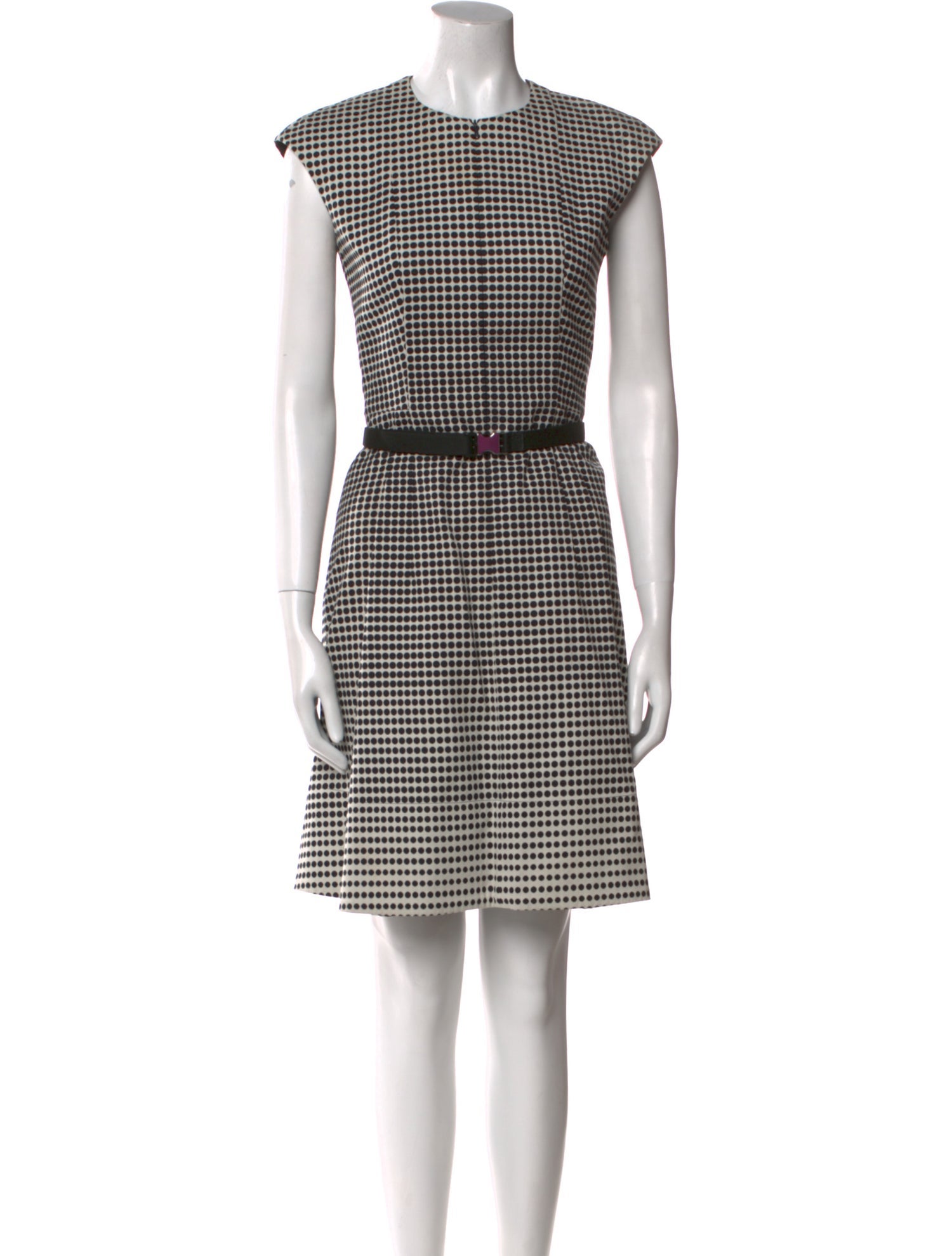 Akris Punto Plaid Print Mini Dress