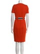 Akris Punto Crew Neck Knee-Length Dress
