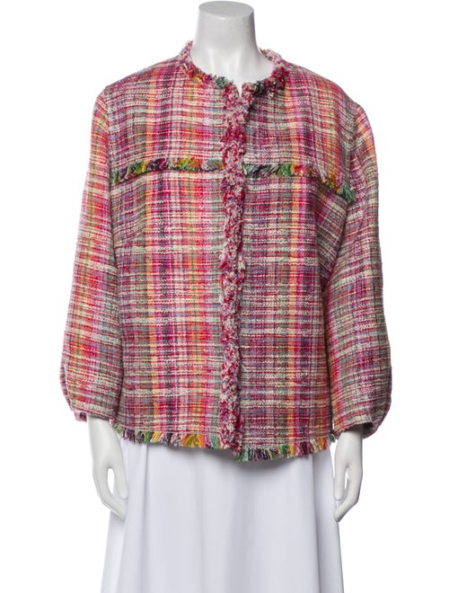 Akris Punto Wool Tweed Pattern Evening Jacket