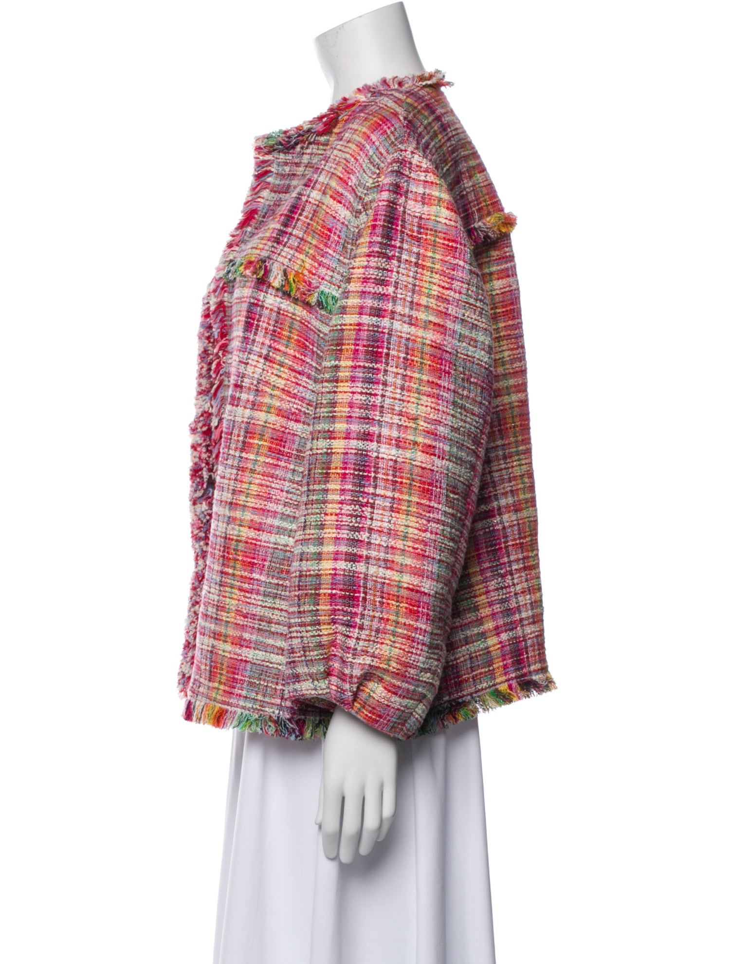 Akris Punto Wool Tweed Pattern Evening Jacket