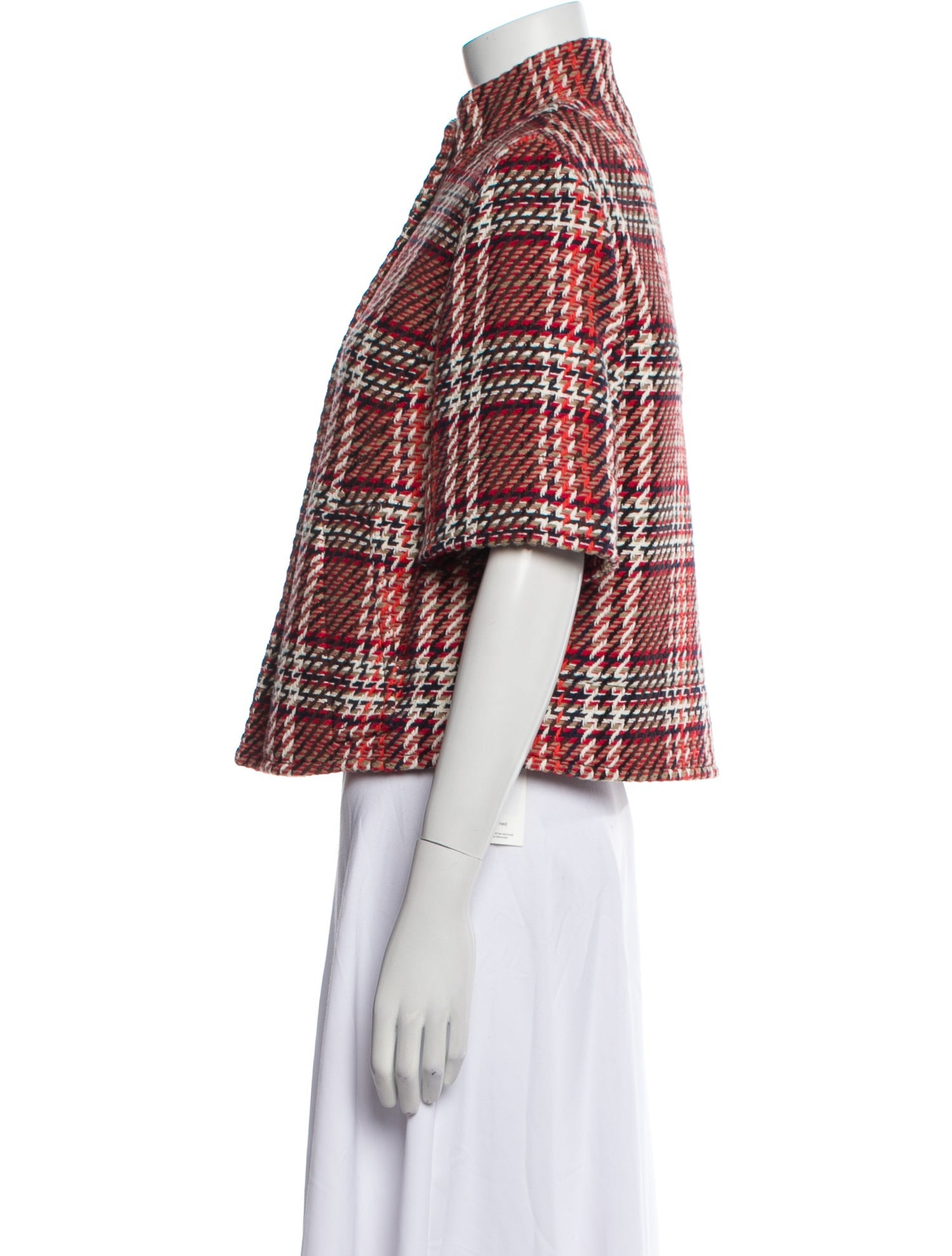 Akris Punto Plaid Print Jacket