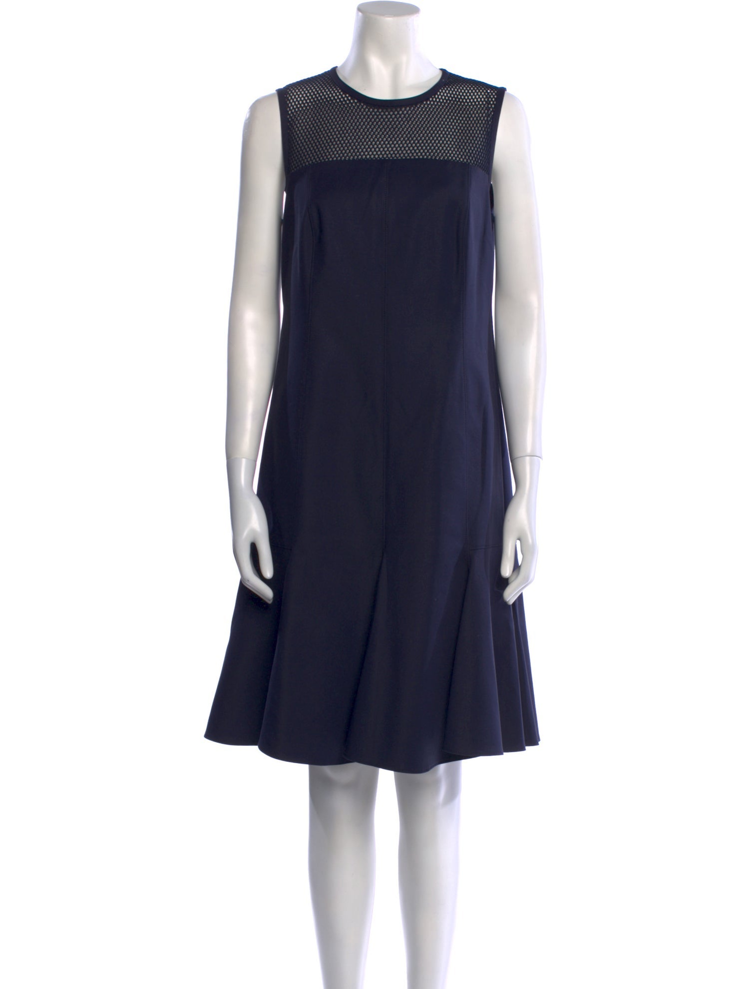 Akris Punto Crew Neck Knee-Length Dress