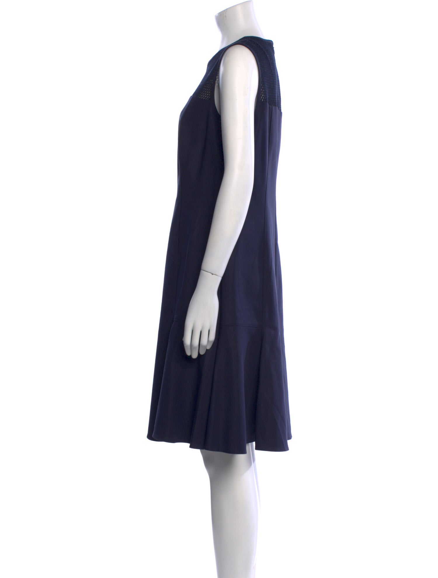 Akris Punto Crew Neck Knee-Length Dress