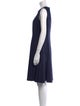 Akris Punto Crew Neck Knee-Length Dress