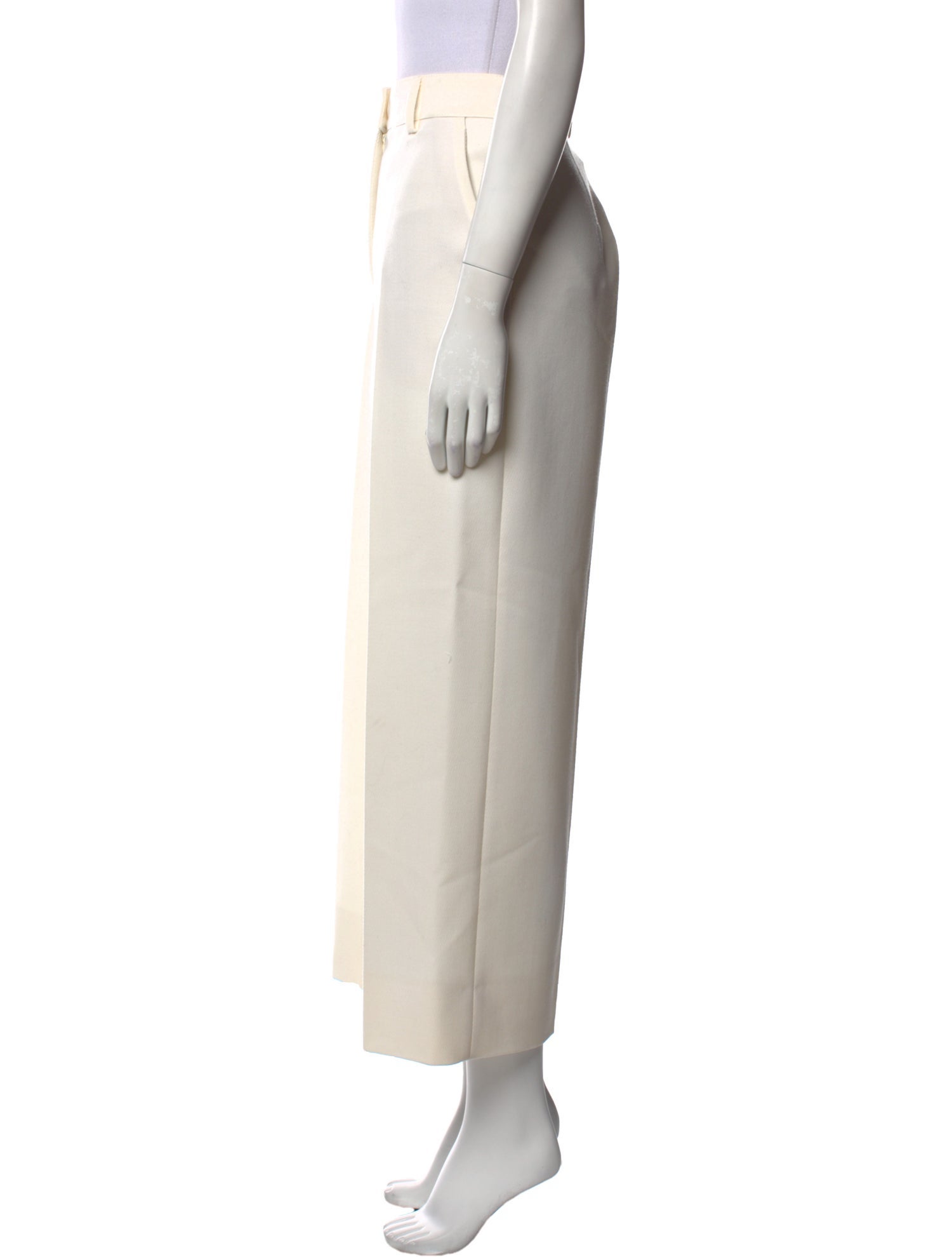 Akris Punto Virgin Wool Wide Leg Pants