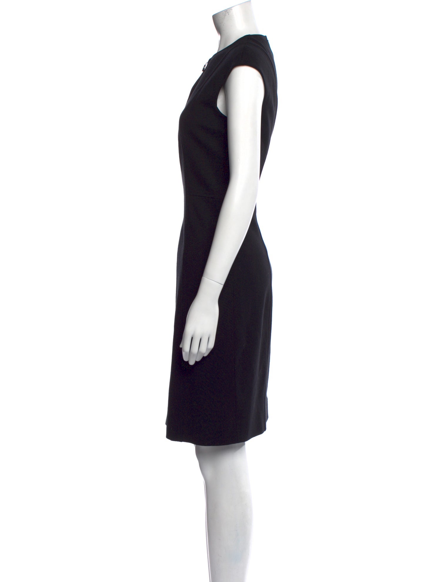 Akris Punto Crew Neck Knee-Length Dress