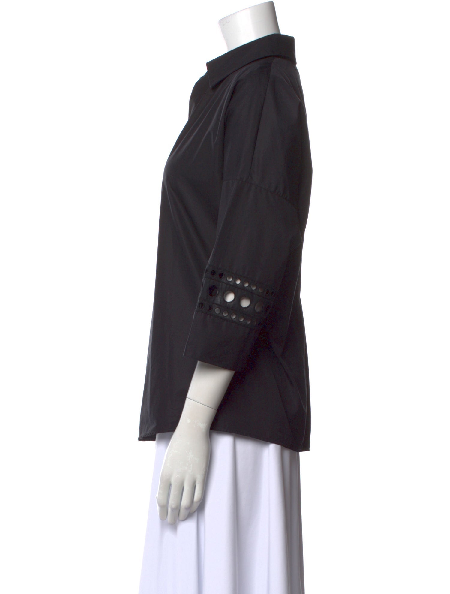 Akris Punto Three-Quarter Sleeve Blouse