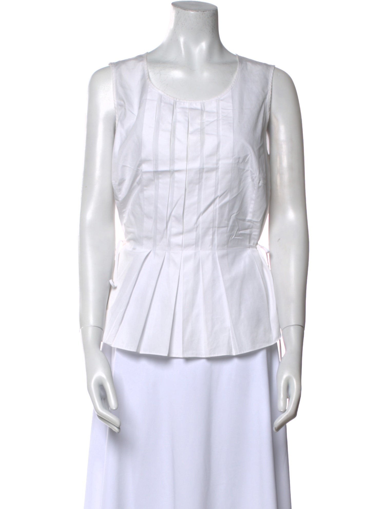 Akris Punto Scoop Neck Sleeveless Top