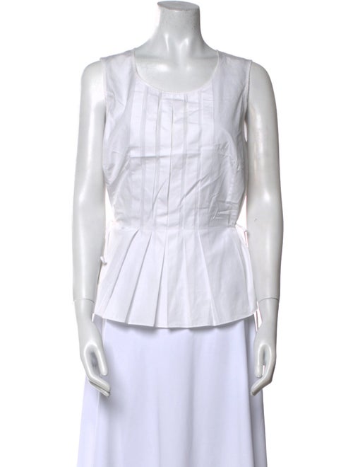 Akris Punto Scoop Neck Sleeveless Top