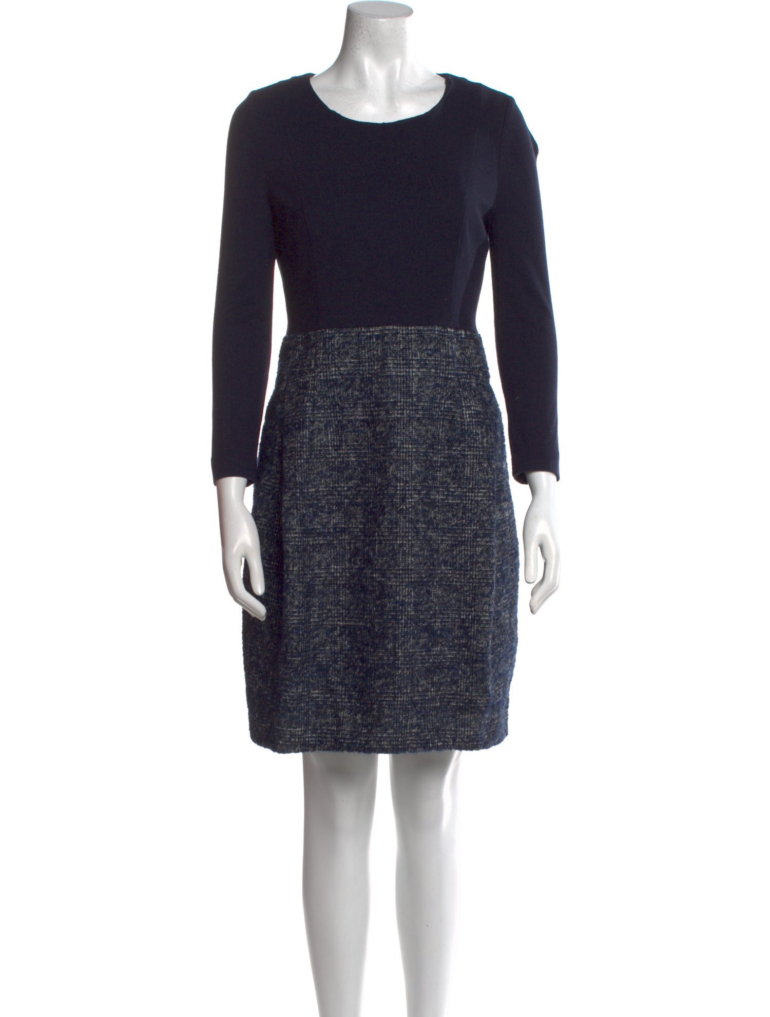 Akris Punto Scoop Neck Mini Dress