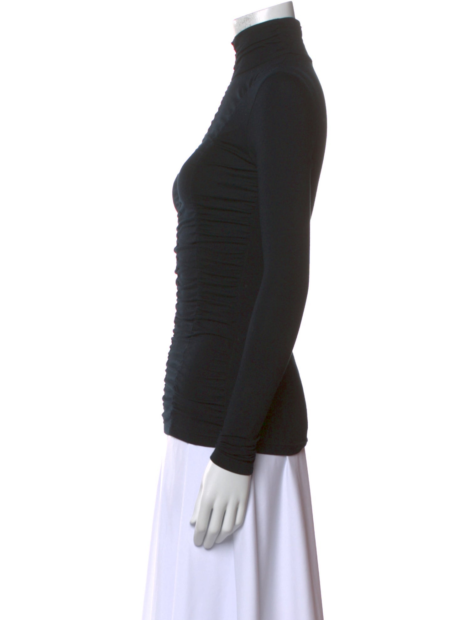 Akris Punto Turtleneck Long Sleeve Top