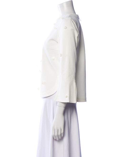 Akris Punto Bateau Neckline Three-Quarter Sleeve Blouse