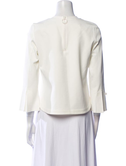 Akris Punto Bateau Neckline Three-Quarter Sleeve Blouse