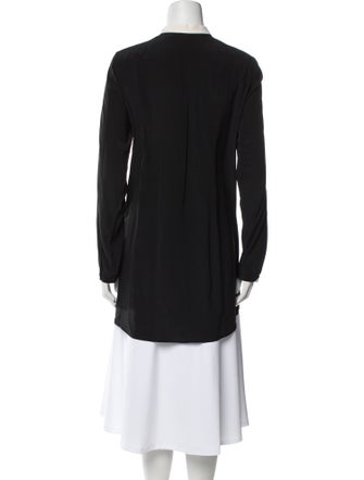 Akris Punto Silk Crew Neck Tunic