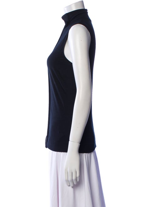 Akris Punto Mock Neck Sleeveless Top