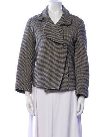 Akris Punto Houndstooth Print Jacket