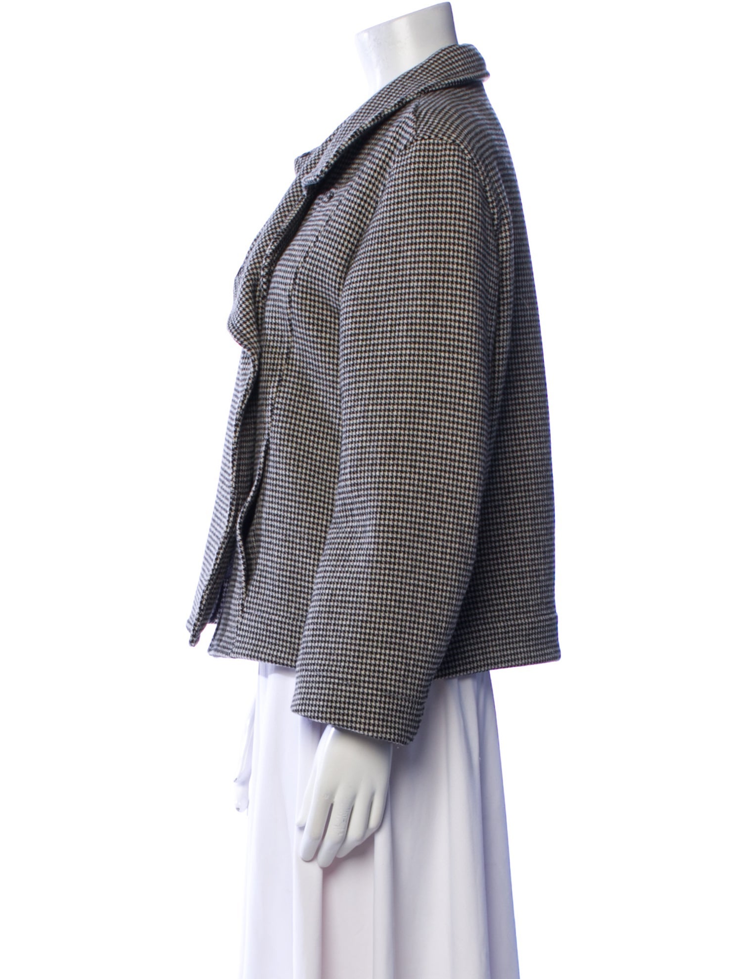 Akris Punto Houndstooth Print Jacket