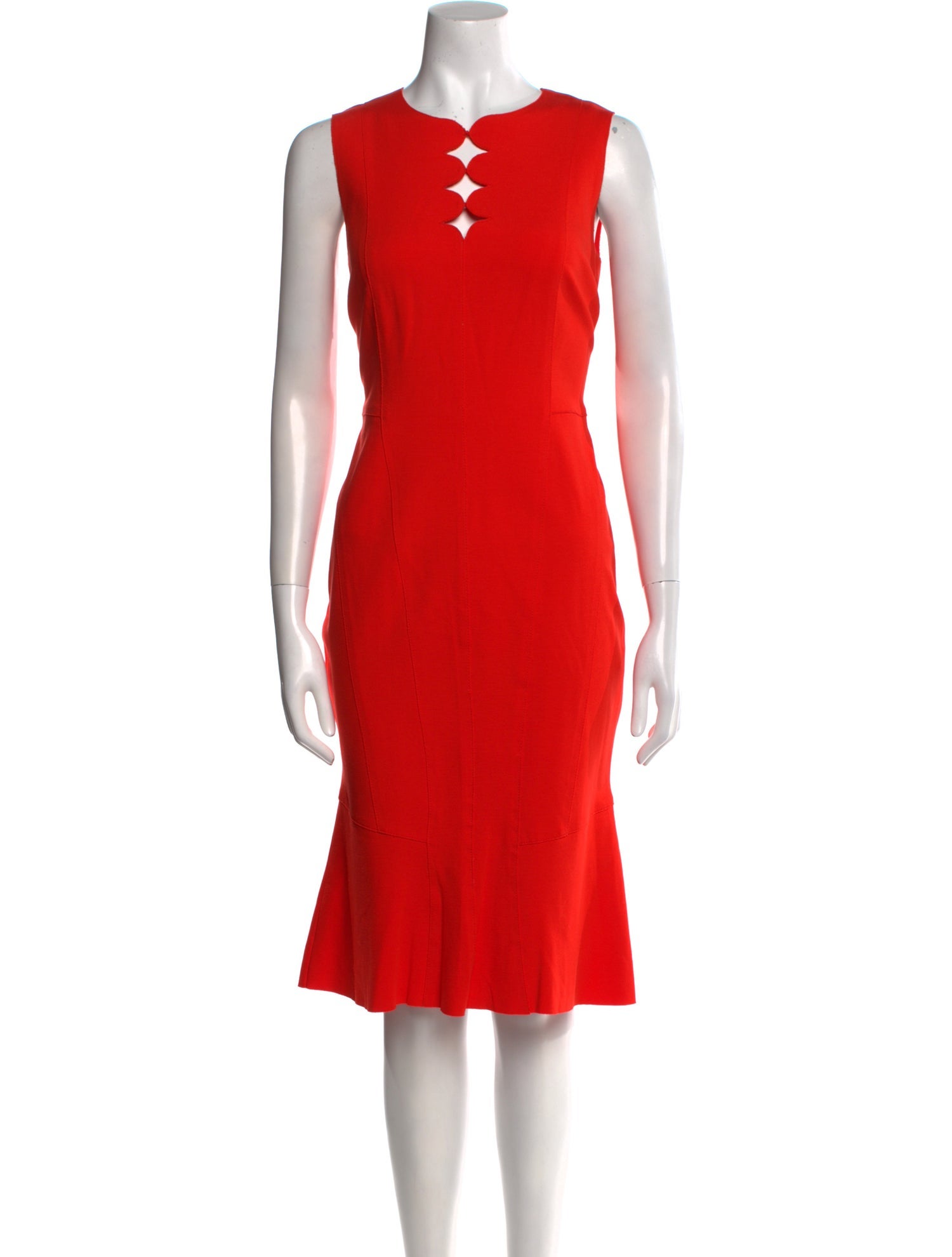 Akris Punto Crew Neck Knee-Length Dress