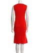Akris Punto Crew Neck Knee-Length Dress