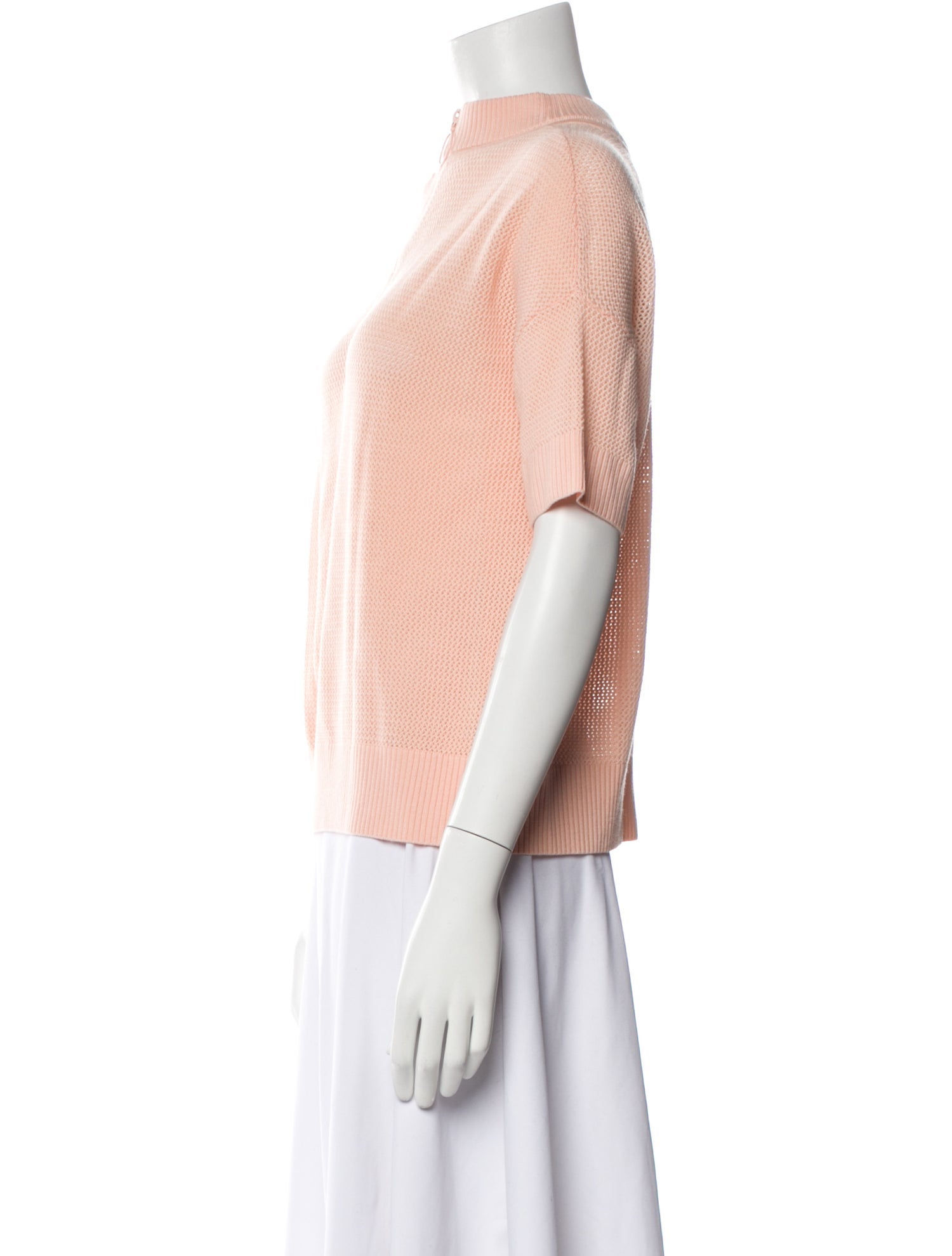 Akris Punto Virgin Wool Mock Neck Sweater