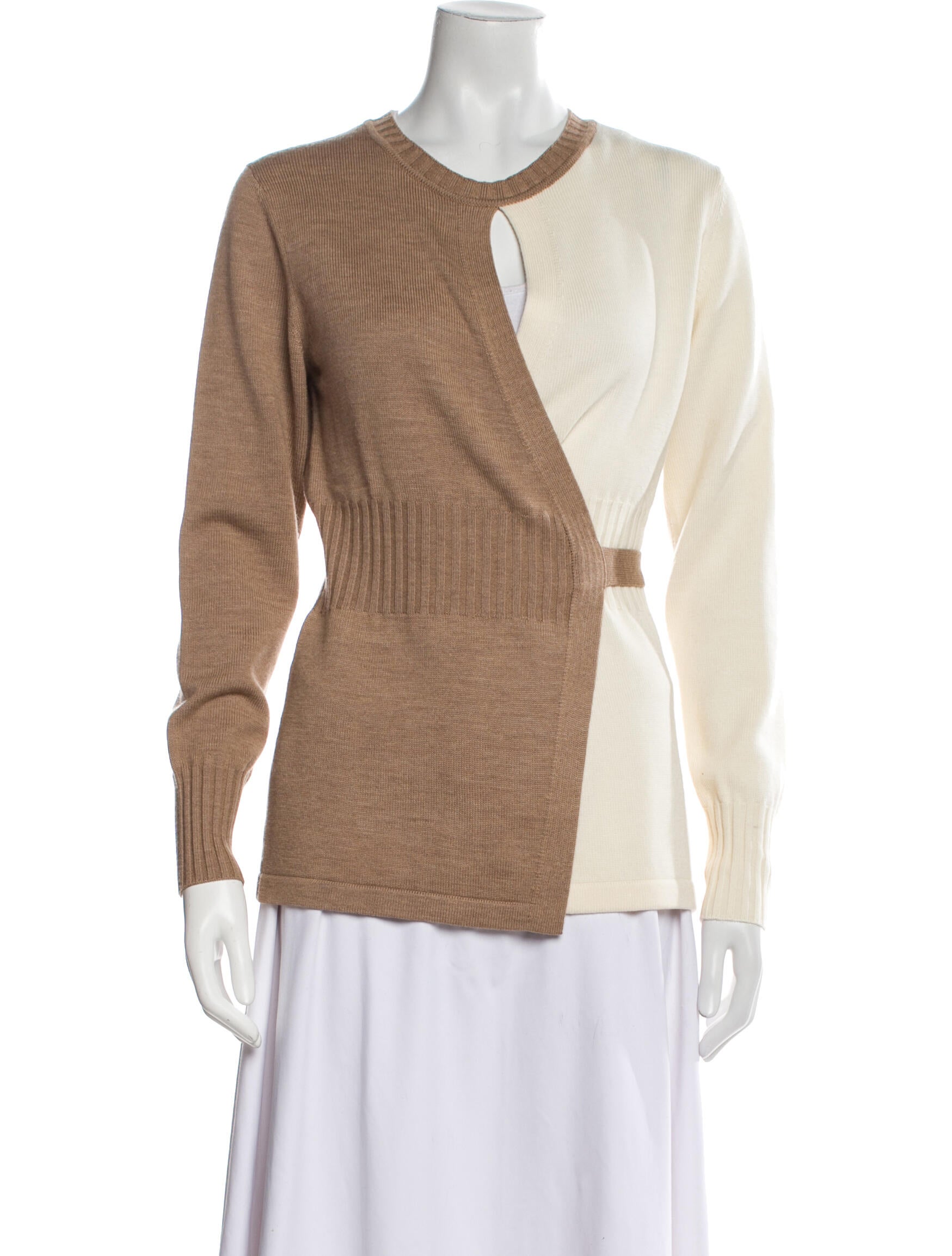 Akris Punto Virgin Wool Scoop Neck Sweater