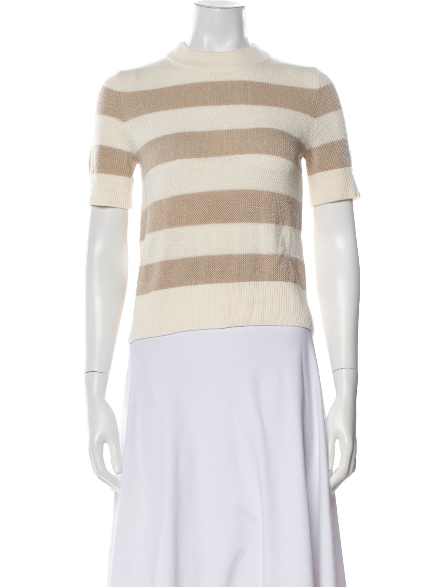 Akris Punto Virgin Wool Striped Sweater