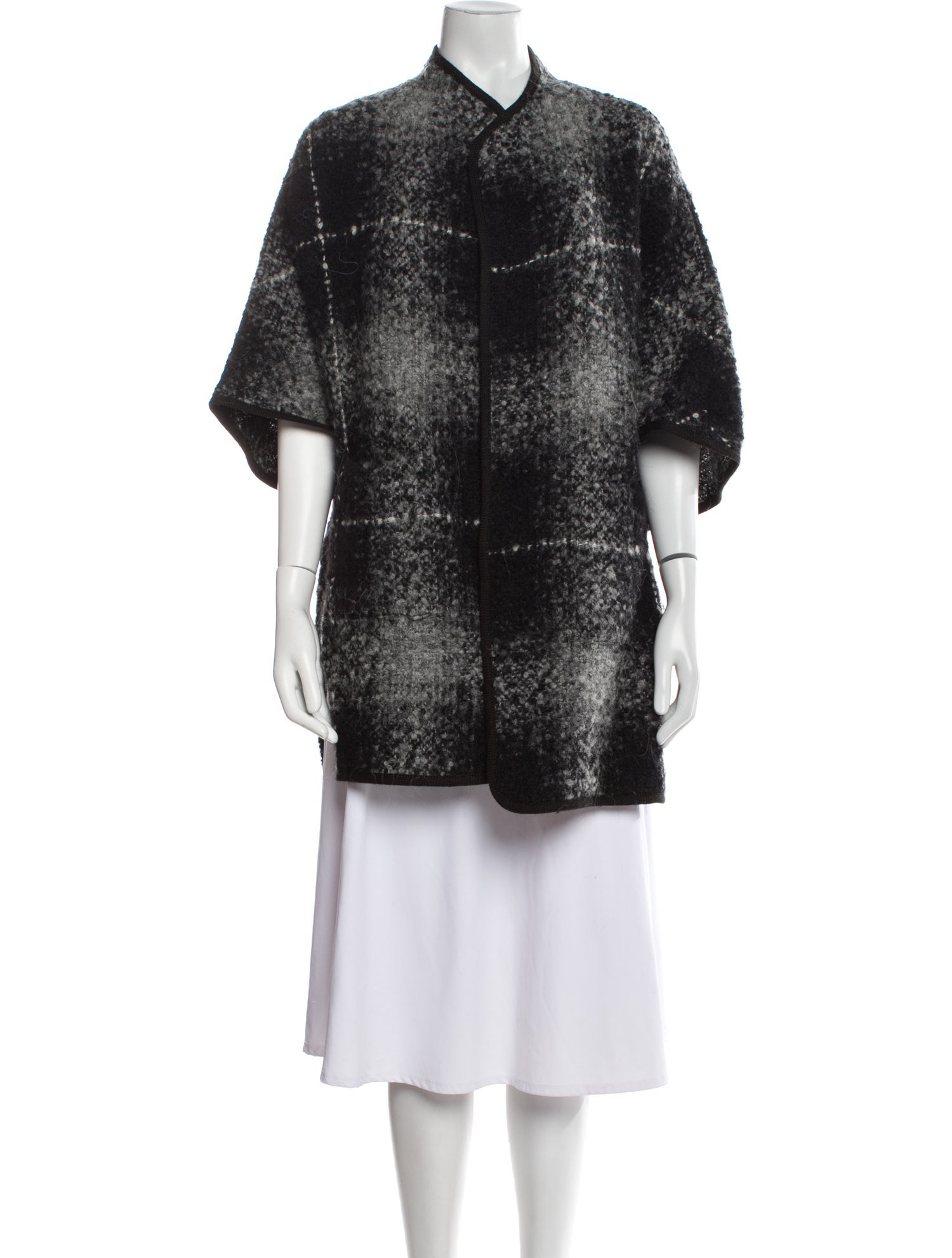 Akris Punto Wool Tweed Pattern Sweater