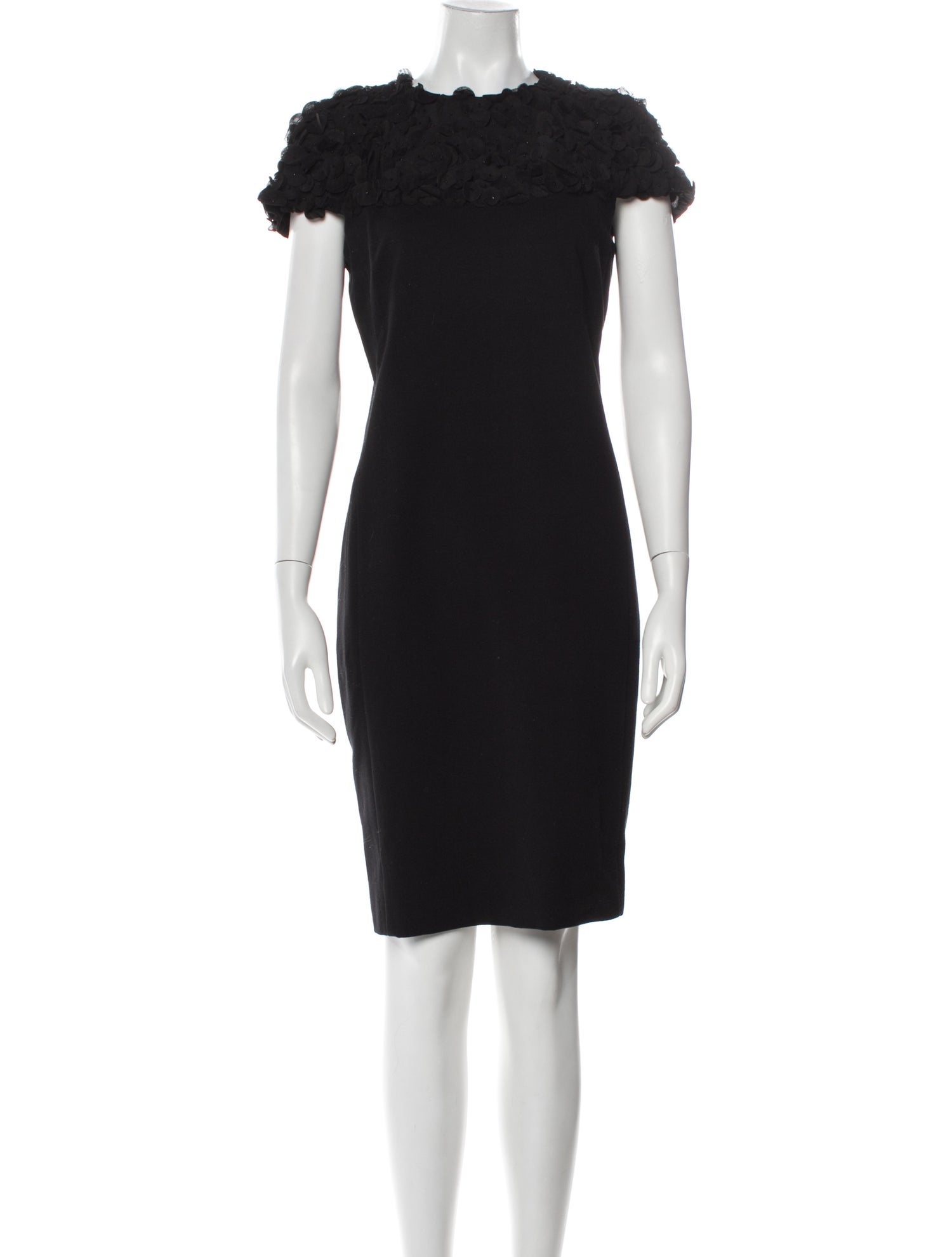 Akris Punto Crew Neck Knee-Length Dress