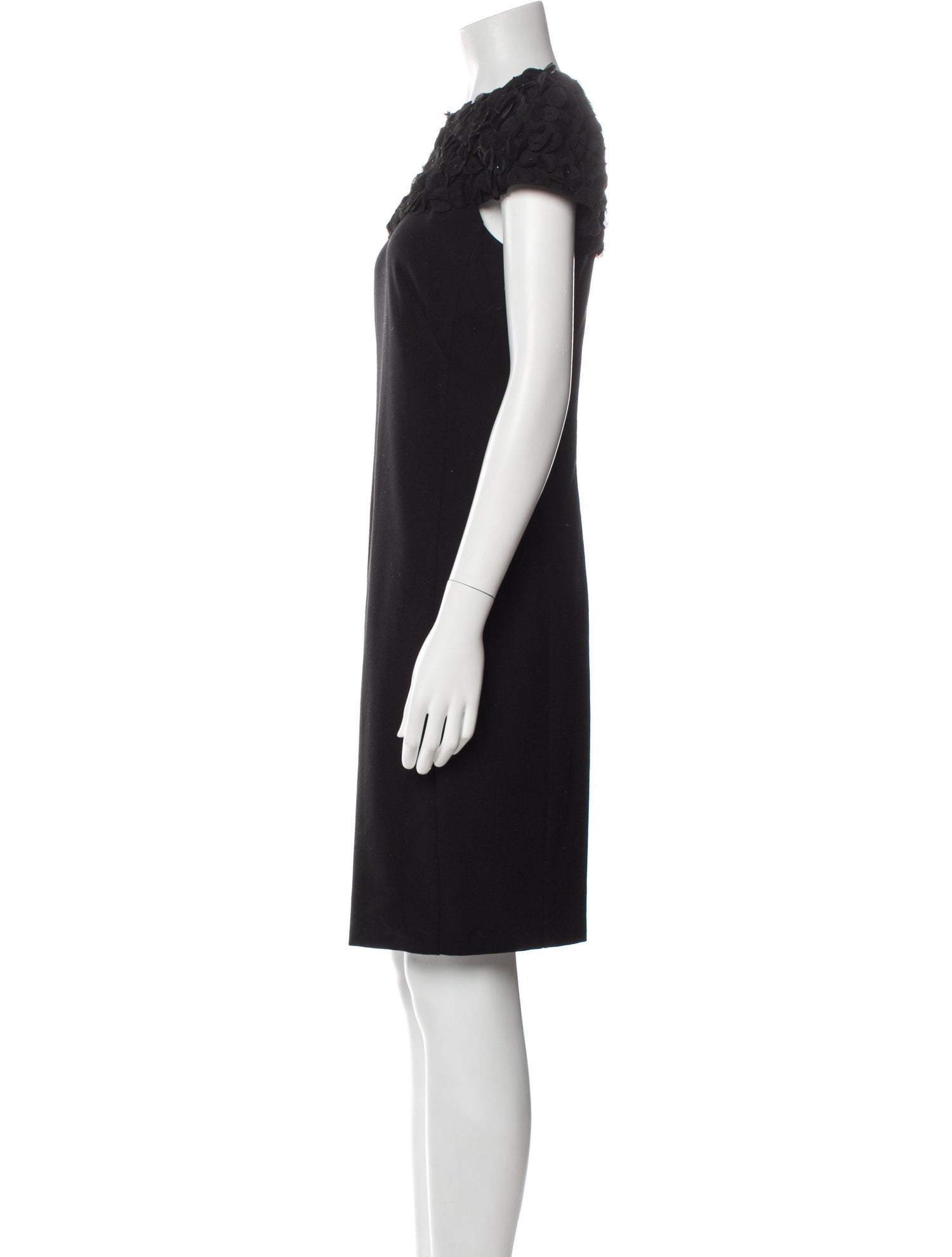 Akris Punto Crew Neck Knee-Length Dress