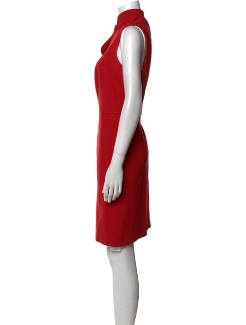 Akris Punto V-Neck Knee-Length Dress