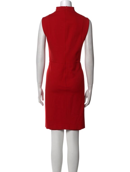 Akris Punto V-Neck Knee-Length Dress