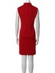 Akris Punto V-Neck Knee-Length Dress