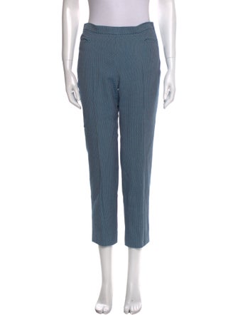 Akris Punto Printed Straight Leg Pants